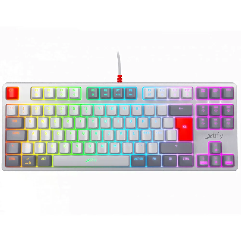 Игровая клавиатура Xtrfy K4 TKL RGB Retro ( XG-K4-RGB-TKL-RETRO-R-RUS)