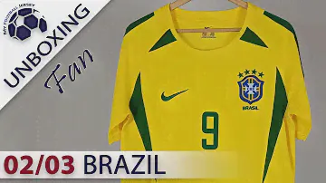Brazil Home Jersey 02/03 Ronaldo (JJSport) Fan Version Unboxing Review