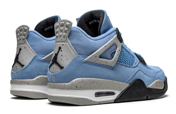Кроссовки Nike Air Jordan 4 (IV) Retro University Blue-3