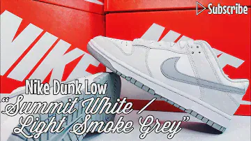 Nike Dunk Low "Summit White/Light Smoke Grey” Review / Legit Check/ Black Light