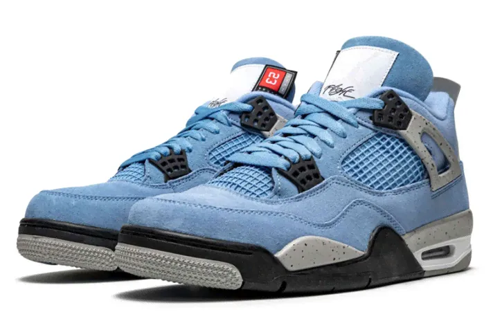Кроссовки Nike Air Jordan 4 (IV) Retro University Blue-2