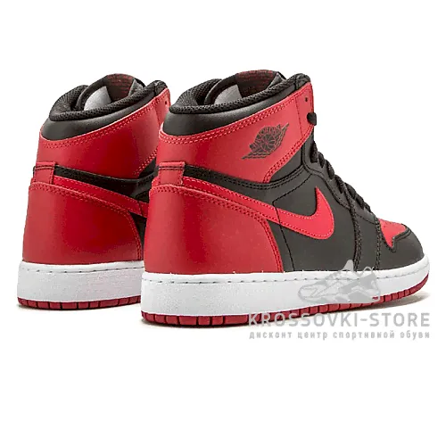 Унисекс Nike Air Jordan 1 Retro Red/Black-1