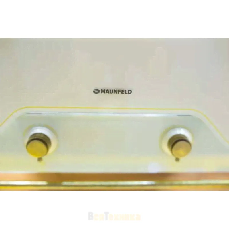 Вытяжка Maunfeld RETRO QUADR 60 бежевое стекло-3