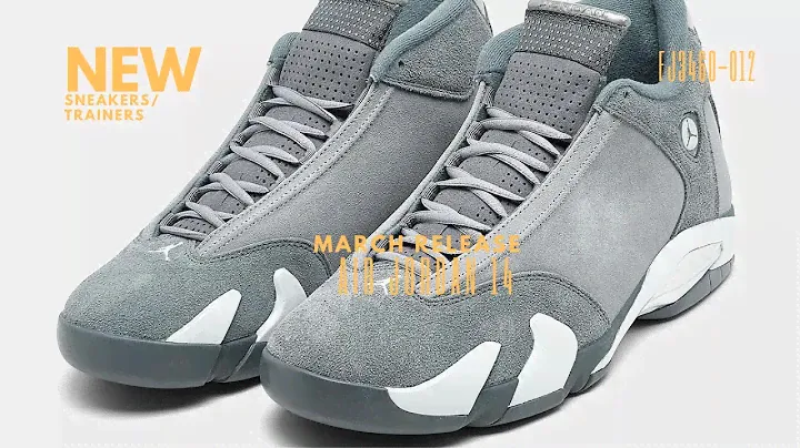 Air Jordan 14 Grey/White Men's/Shoes/Trainers/Sneakers - FJ3460-012
