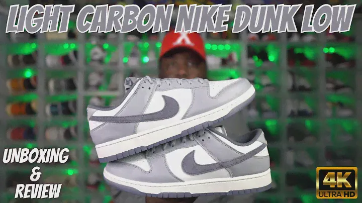 LIGHT CARBON NIKE DUNK LOW UNBOXING & REVIEW | NIKE DUNK LOW LIGHT CARBON | FJ4188-100
