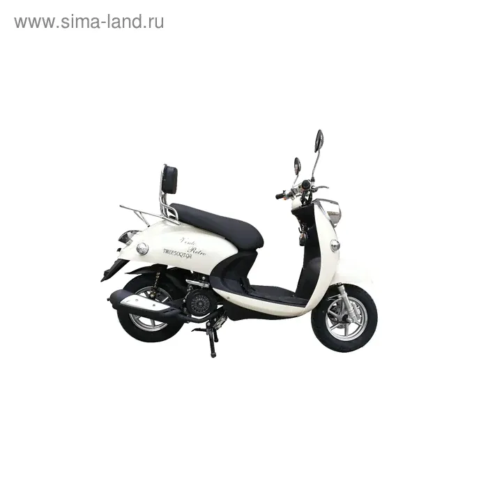 Скутер VENTO RETRO 150, 49cc, сигнализация, теплый белый-0