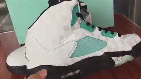 Air Jordan 5 Retro Island Green on shoeking23.org