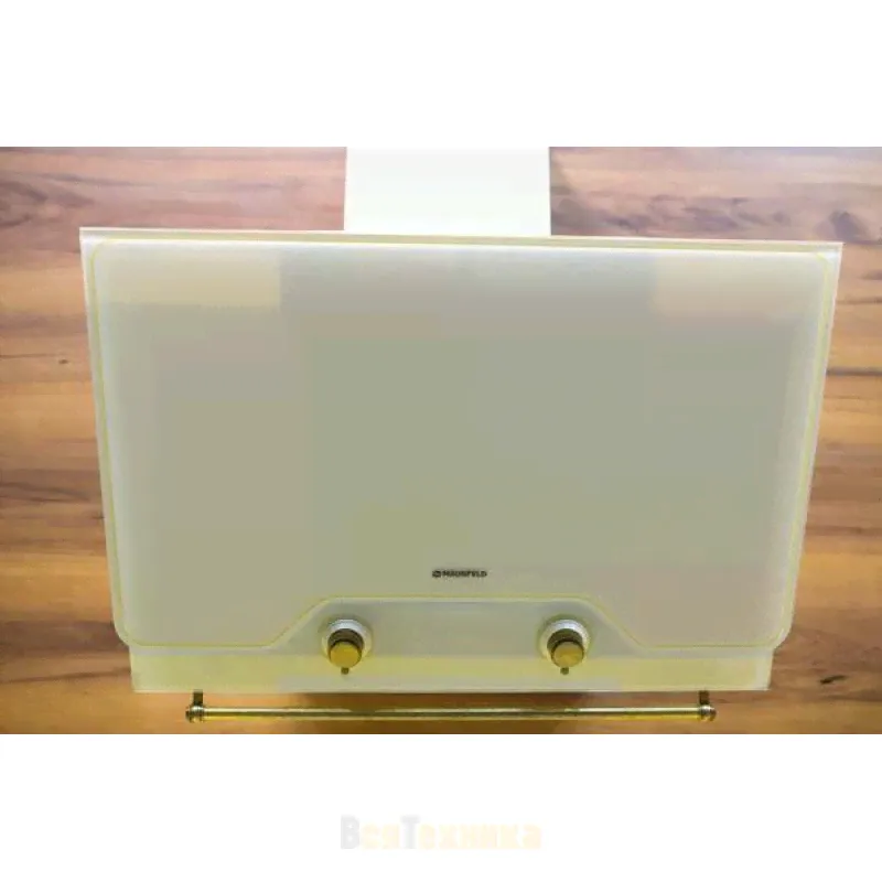 Вытяжка Maunfeld RETRO QUADR 60 бежевое стекло-0