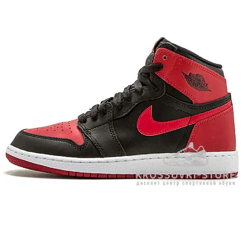 Унисекс Nike Air Jordan 1 Retro Red/Black-0
