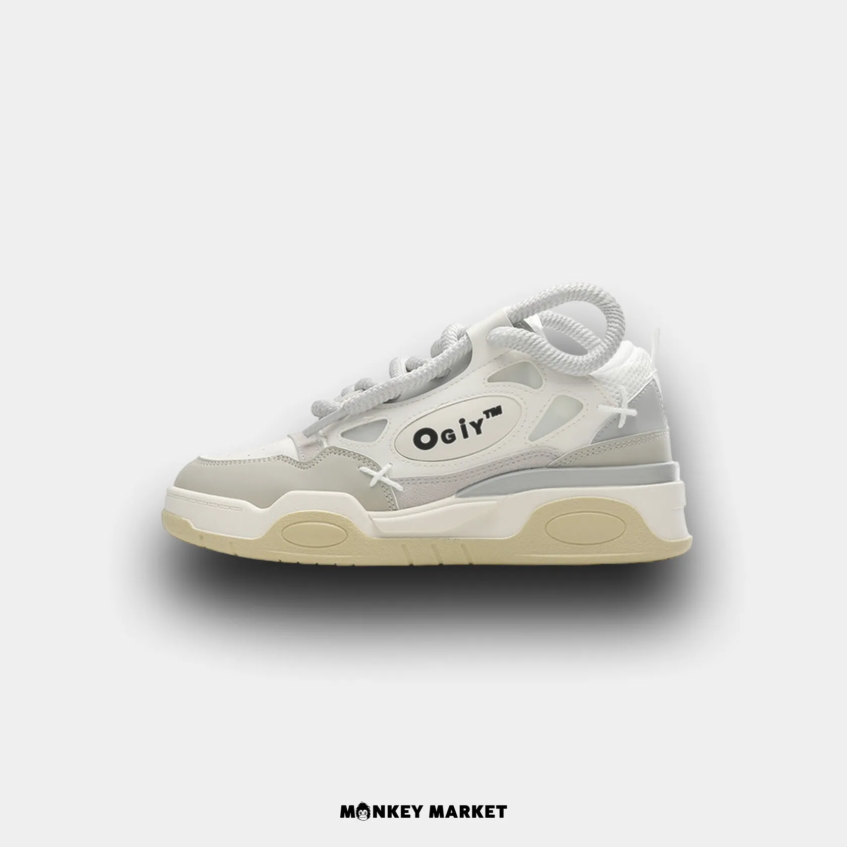 Кроссовки Ocai Retro White Grey-0
