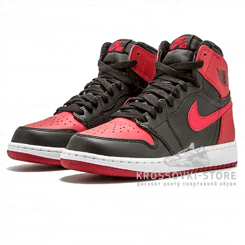 Унисекс Nike Air Jordan 1 Retro Red/Black-2