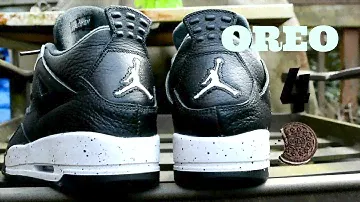Air Jordan "OREO" 4 GS | ON-FOOT